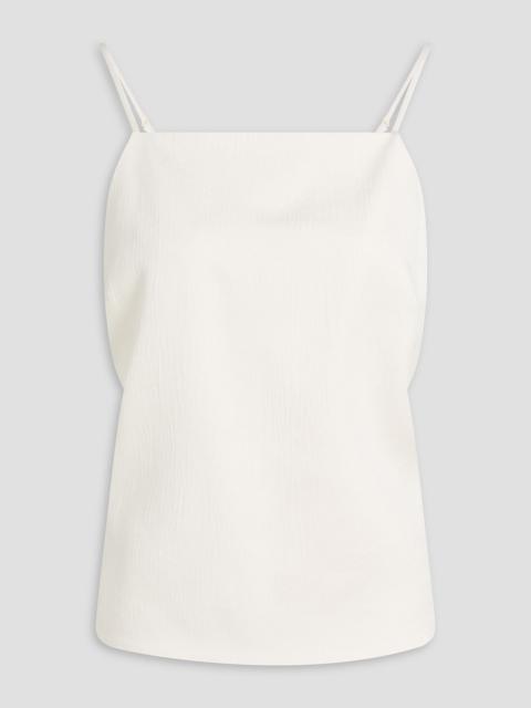 JOSEPH Baste crinkled-satin top