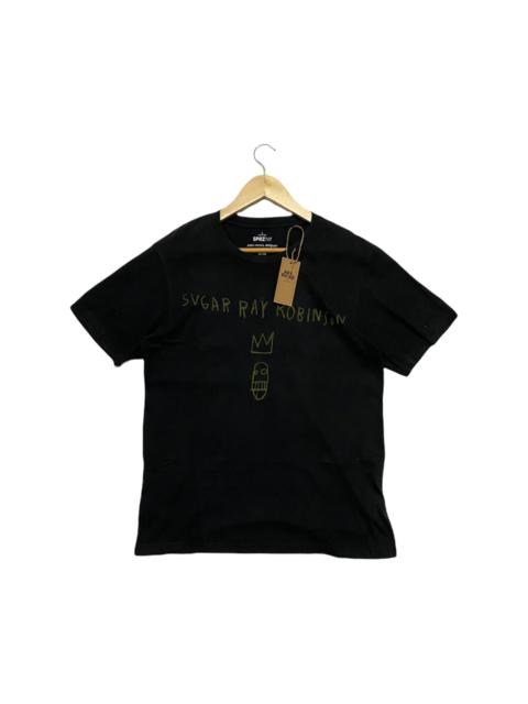 Other Designers Jean Michel Basquiat - Jean Michel Basquiat Art Shirt Sugar Ray Robinson