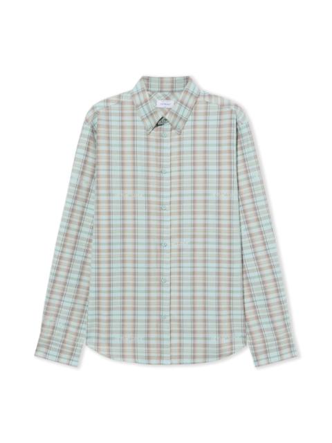 Off-White Marker Check Flannel Regular Shirt