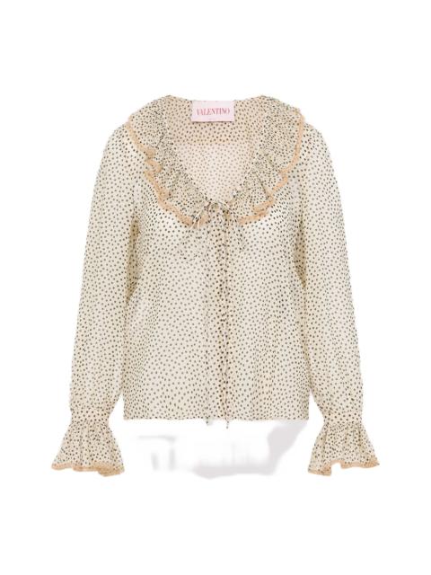 Valentino Micro Pois Blouse