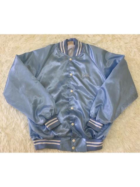 Other Designers Vintage - Vintage Satin Bomber Jacket