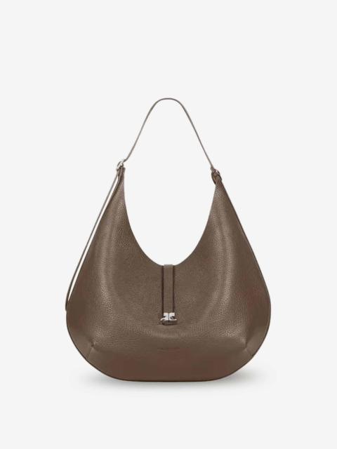 courrèges LEATHER HOBO BAG