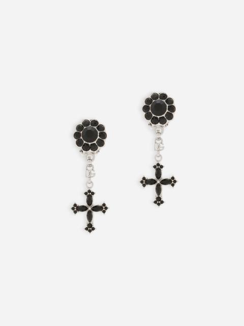 Dolce & Gabbana Drop earrings with crosses