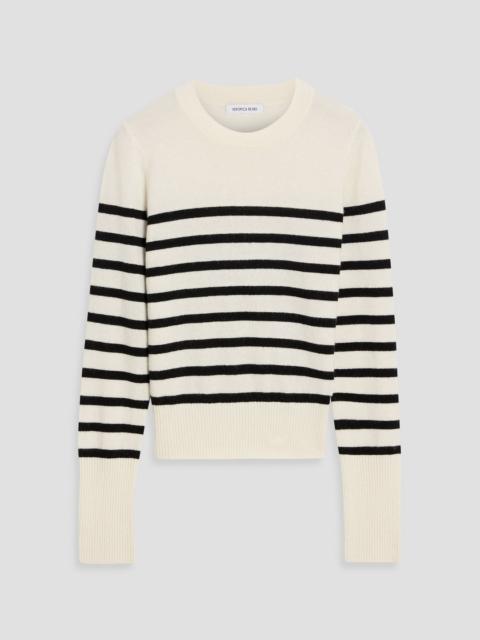 VERONICA BEARD Caleb striped cashmere sweater