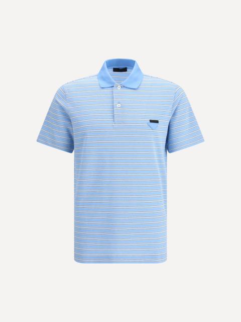 Prada Striped Polo Sweater