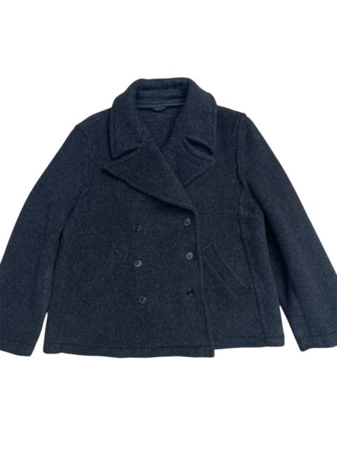 Other Designers Designer × Margaret Howell - Margaret Howell Charcoal Grey Wool Peacoat - Made in England