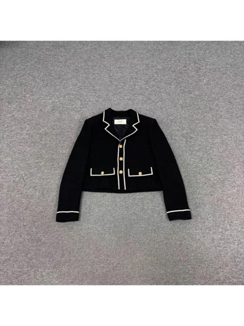 CELINE Celine Chasseur jacket in black bouclé tweed