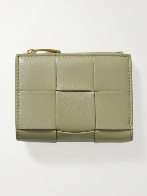 Bottega Veneta Cassette Intrecciato Leather Wallet