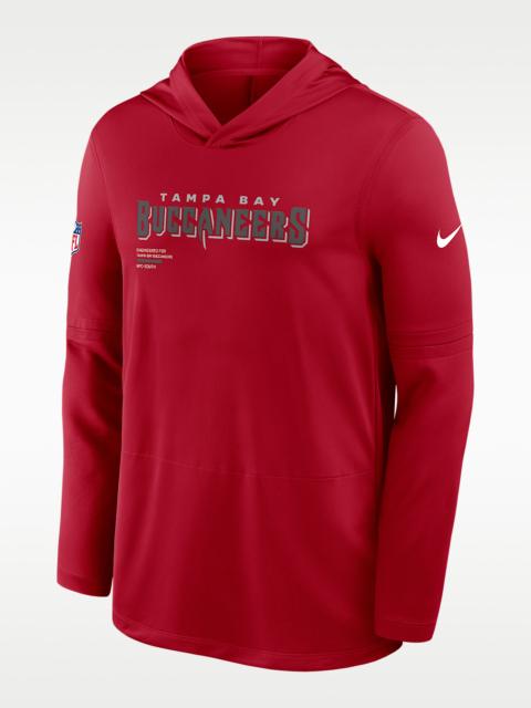 Nike Tampa Bay Buccaneers Pure Fury Sideline Men's Nike Dri-FIT NFL Long-Sleeve Hooded Top