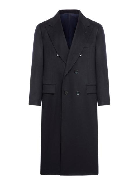 Other Designers Kiton Men Double Breasted Cashmere Coat