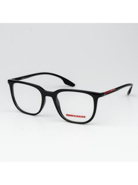 Prada Prada Linea Rossa Women Eyeglasses Black Square Men PS01OV 1AB1O1 BRAND NEW