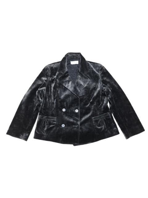 Designer - Christian Aujard Liberte Velvet Double Breasted Coat Jacket