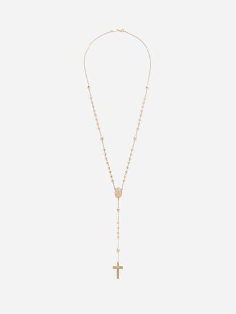 Dolce & Gabbana Sicily Rosary Necklace 18 carat yellow gold