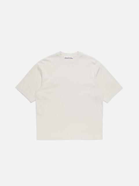 Acne Studios Logo t-shirt - Relaxed fit - Light taupe