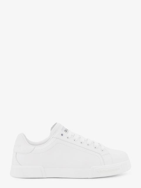 Dolce & Gabbana Dolce & Gabbana Portofino Leather Sneakers Black