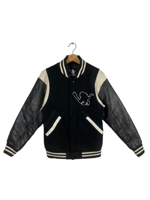 Other Designers Vintage Santastic Varsity Jacket Button M Size Black Colour