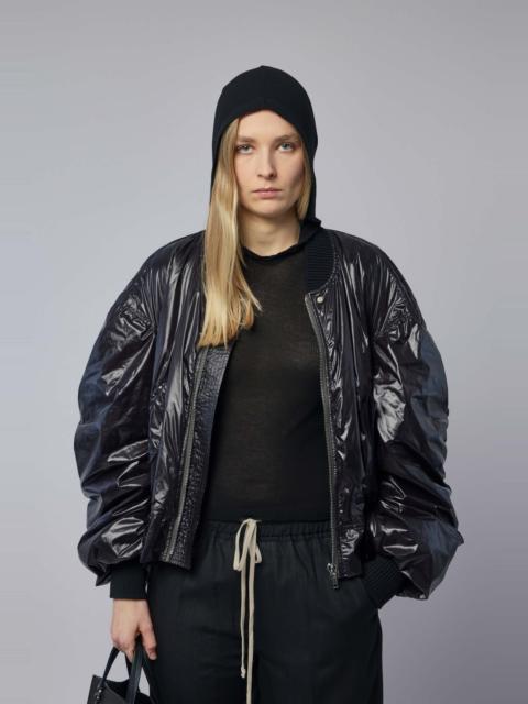 Rick Owens Woven Padded Bomber - Secchia Flight Black