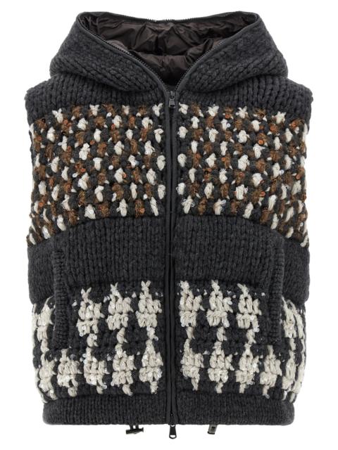 Brunello Cucinelli Opera Gilet Multicolor