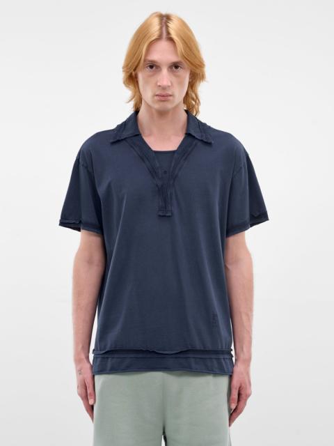 Kiko Kostadinov Otak Navy Supima Polo Shirt