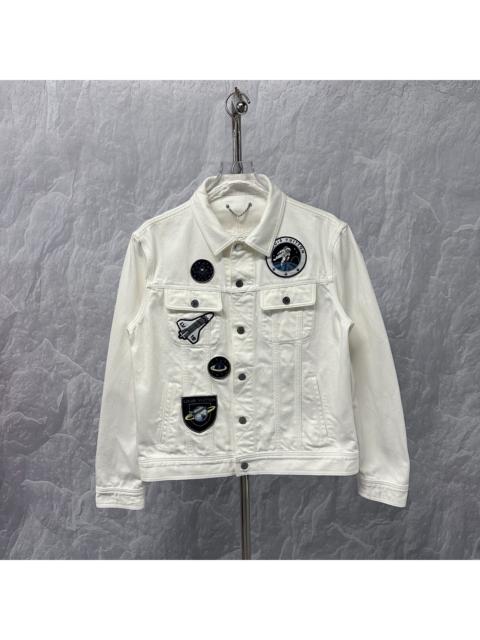 Louis Vuitton Louis Vuitton Astronaut Aviation Embroidered Denim Jacket