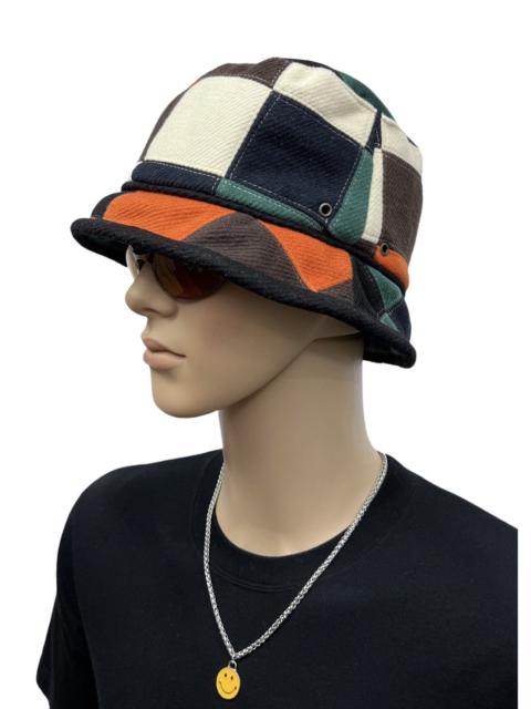 Other Designers Designer × Japanese Brand - 🔥GRACE Designer Hype Patchwork Marni Style Bucket Hat