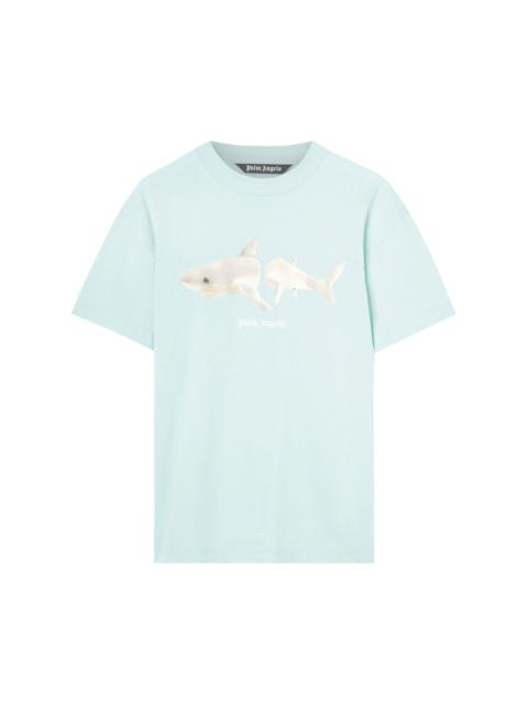 Palm Angels Palm Angels Shark Classic Tee 'Light Blue/White'