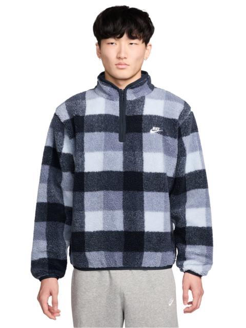 Nike Nike Mens Nike Club Seasonal Winterized All Over Print Half-Zip