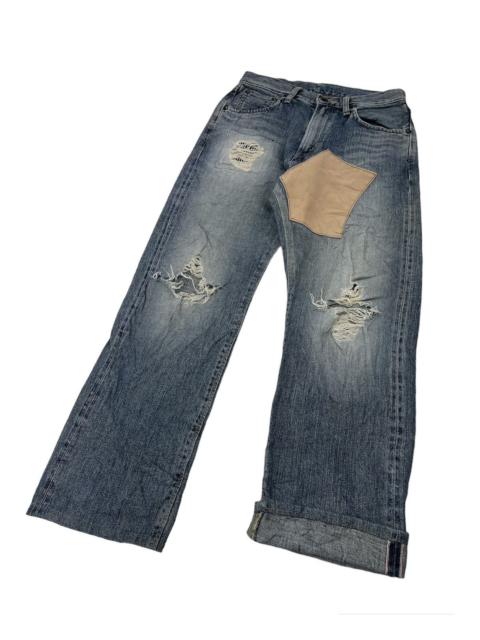 Other Designers Rare Vintage Edwin Redline Selvedge Distressed Jeans