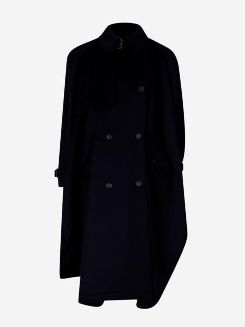 Stella McCartney FLARED WOOL TRENCH COAT