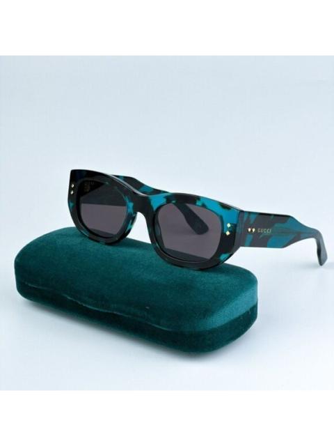 GUCCI NEW Gucci GG1215S 001 Havana Grey Rectangle Unisex Sunglasses GG 1215S