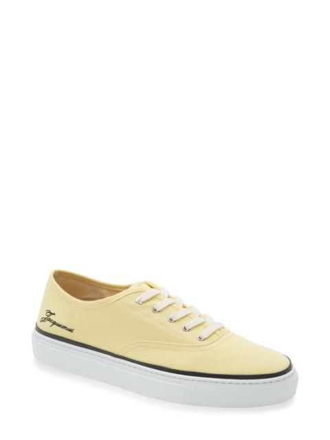 JACQUEMUS Jacquemus The Fèfè Sneaker in Light Yellow at Nordstrom