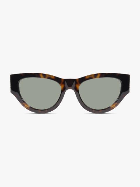 SAINT LAURENT SL M94 GEOMETRIC SUNGLASSES | BROWN