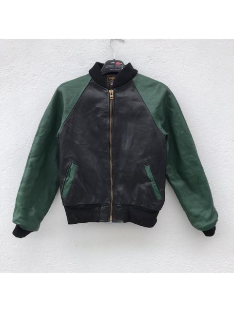 Other Designers Vintage - Vintage Vanson Leather Two Tone Color Leather Jackets