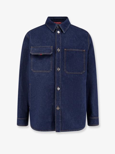 GUCCI Gucci Dark Denim Shirt