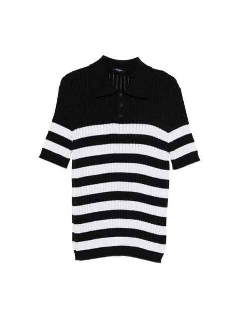 Balmain Balmain Black Polo Shirts Men