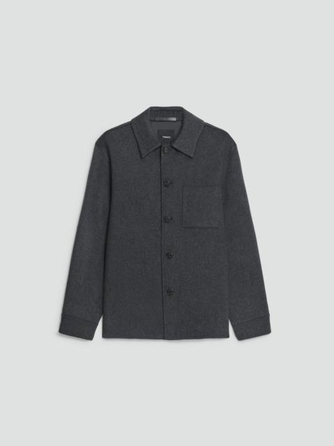 Theory Overshirt in Double-Face Wool-Cashmere