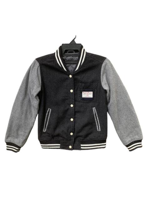 Rare.. Harris Tweed Varsity Jacket