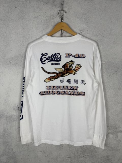 Other Designers Buzz Rickson's - Buzz Rickson Curtis Figher P-40 Longsleeve Tshirt