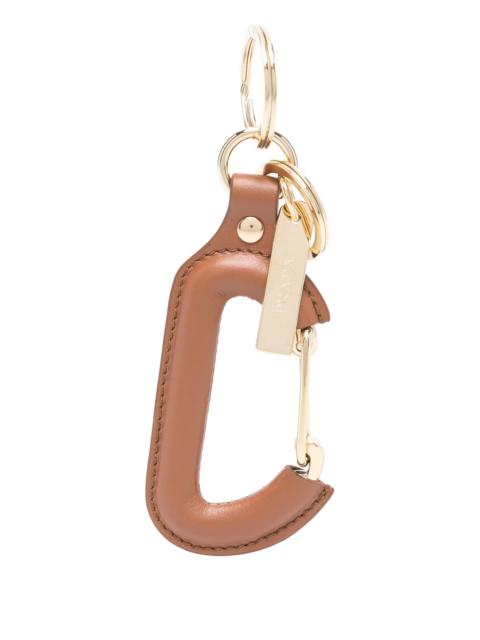 Prada Prada Leather Carabiner Keyring