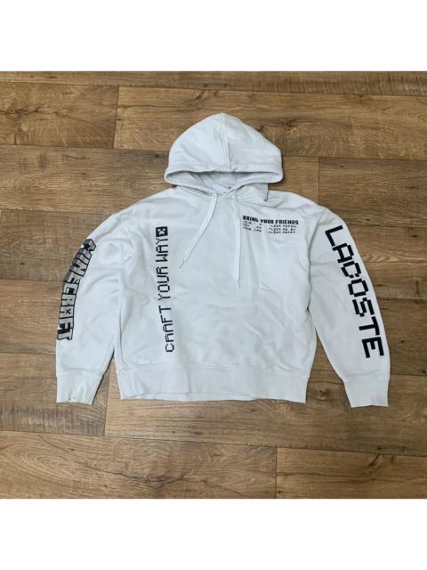 Lacoste Minecraft Limited Edition Collab Hoodie Sweatshirt