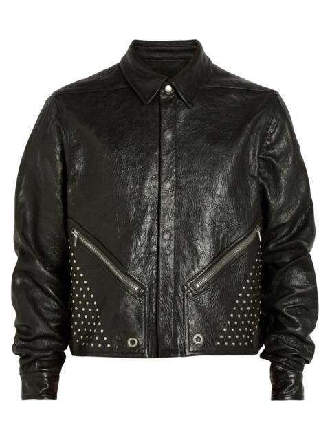 Rick Owens Black Slim Drella Coat - rl02c7953wfm-09 | REVERSIBLE
