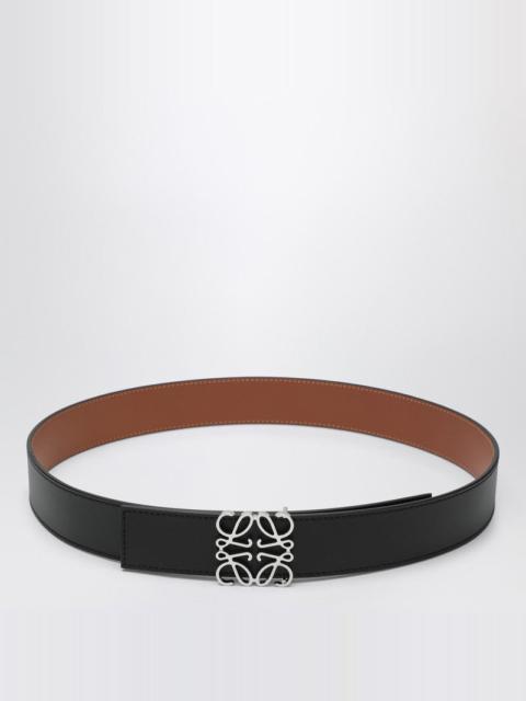Loewe Loewe Reversible Anagram Belt In Brown/Black Men