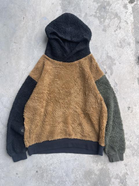 Other Designers Japanese Brand - Steals🔥Island peak tricolor sherpa fleece hoodies