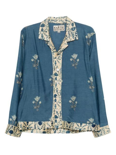 KARTIK RESEARCH floral-print shirt