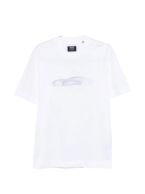 BOSS Boss Car-print T-shirt
