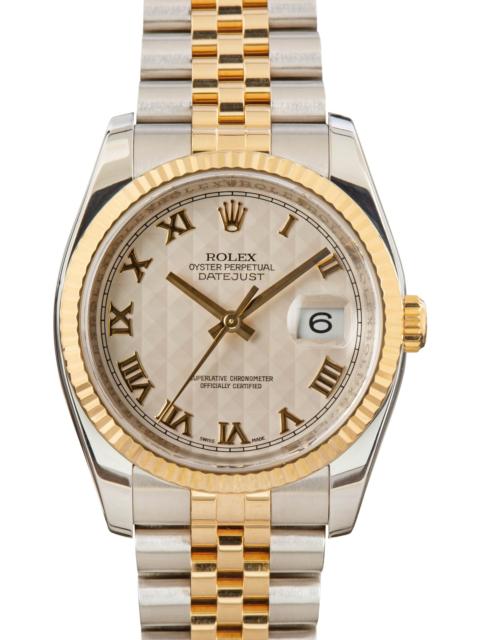 ROLEX Rolex Datejust Ref 116233 Pyramid Dial