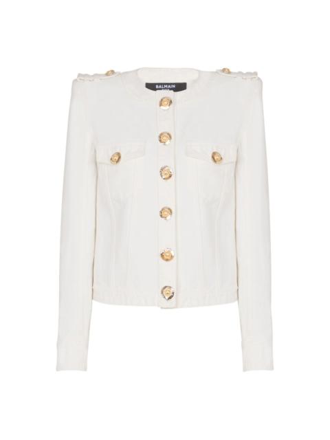 canvas cropped jacket