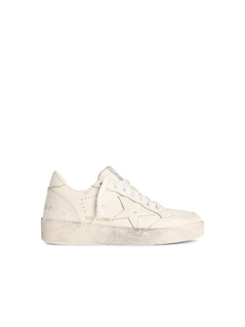 Golden Goose Golden Goose 'Ball-Star 2' White Leather Sneakers Men