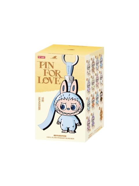 POP MART Pop Mart Labubu The Monsters Pin for Love Series Vinyl Plush Pendant (A-M) Single Blind Box