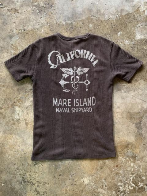 Vintage - Avirex California Mare Island RIB CREW NECK Shirt